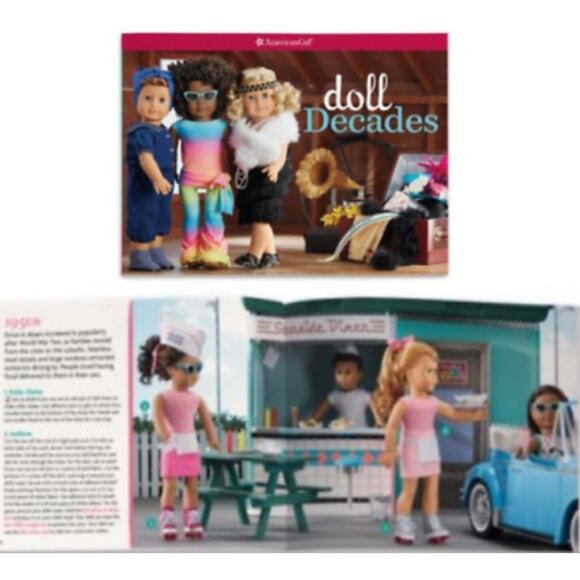 NEW 21-PC American Girl DOLL DECADES CRAFT BOOK: Craft Your Way Thru The Years - Picture 3 of 9